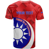 Personalised Taiwan Badminton T Shirt 2024 Taiwanese Proud Dynamic Style - Wonder Print Shop