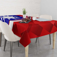 Personalised Taiwan Badminton Tablecloth 2024 Taiwanese Proud Dynamic Style - Wonder Print Shop
