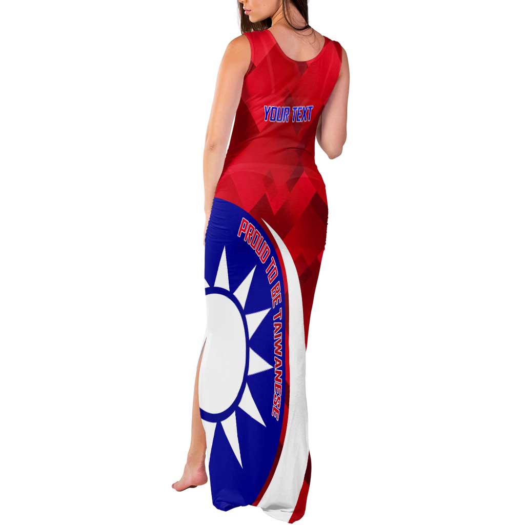 Personalised Taiwan Badminton Tank Maxi Dress 2024 Taiwanese Proud Dynamic Style - Wonder Print Shop