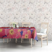 Personalised Taiwan Tablecloth Taiwanese Map Mix Prunus Mume Blossoms - Wonder Print Shop