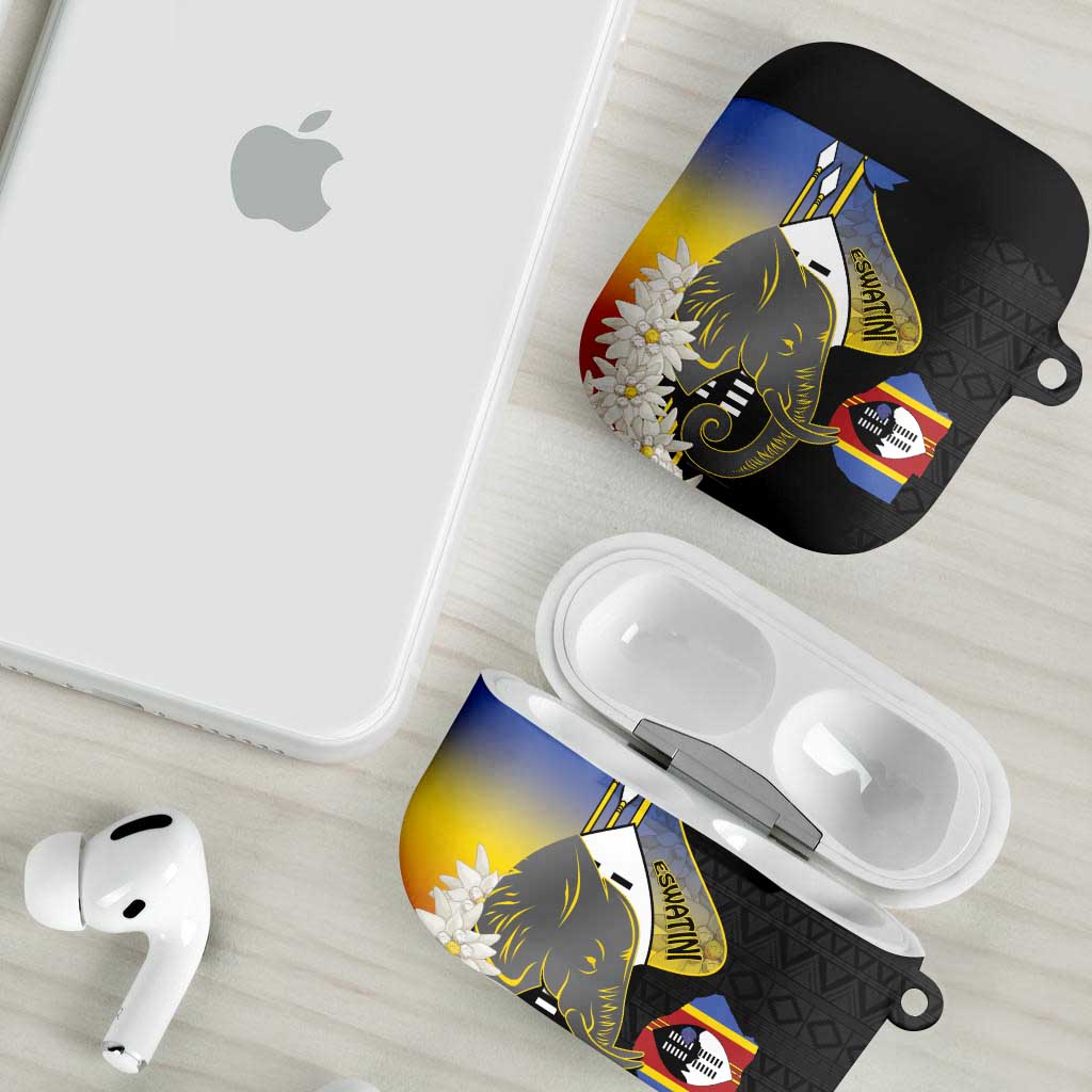 Eswatini Independence Day AirPods Case Swaziland Nguni Shield African Pattern - Wonder Print Shop