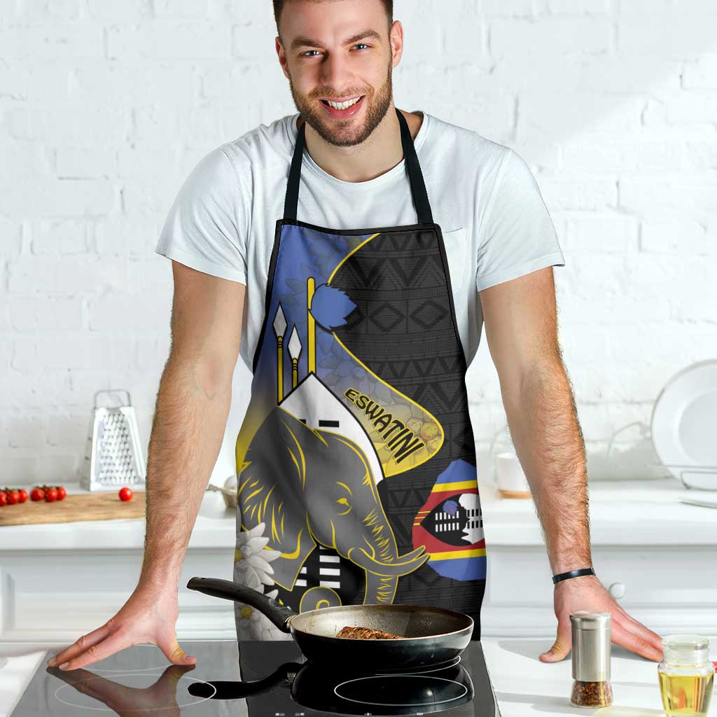 Eswatini Independence Day Apron Swaziland Nguni Shield African Pattern - Wonder Print Shop