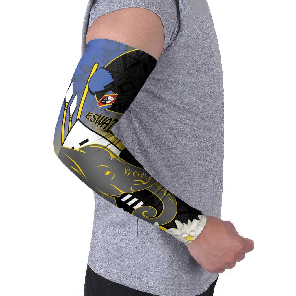 Eswatini Independence Day Arm Sleeves Swaziland Nguni Shield African Pattern - Wonder Print Shop