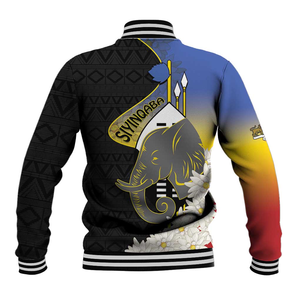 Eswatini Independence Day Baseball Jacket Swaziland Nguni Shield African Pattern - Wonder Print Shop