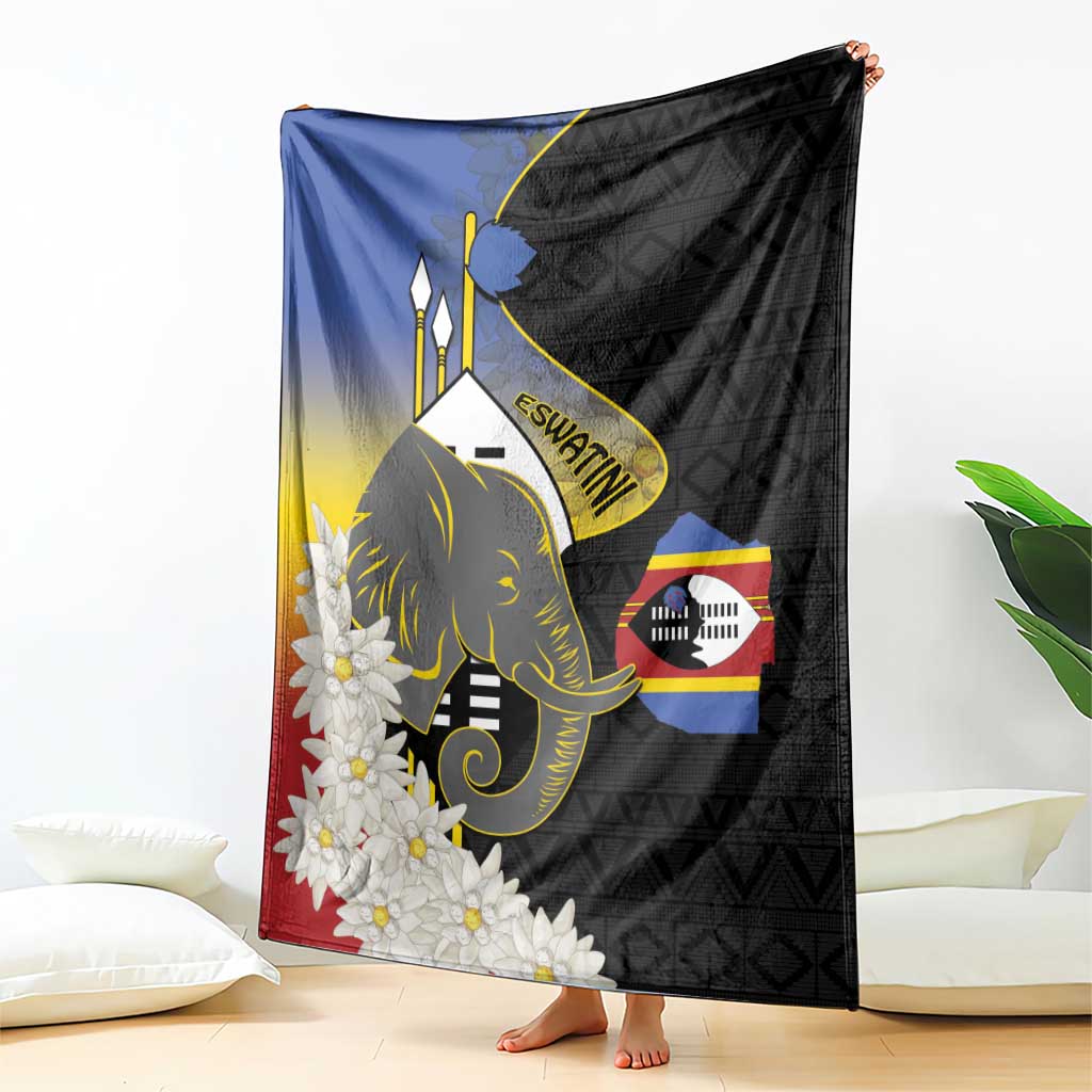 Eswatini Independence Day Blanket Swaziland Nguni Shield African Pattern - Wonder Print Shop