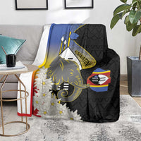 Eswatini Independence Day Blanket Swaziland Nguni Shield African Pattern - Wonder Print Shop
