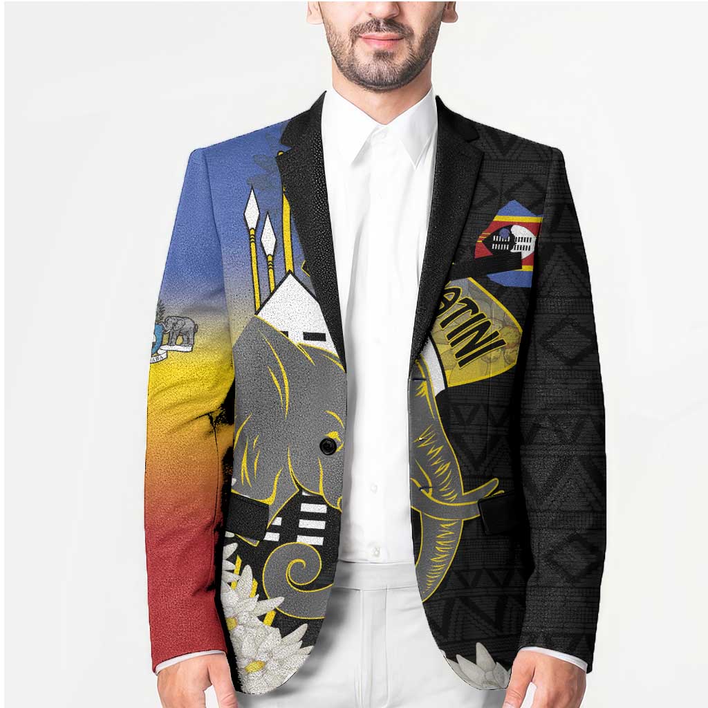 Eswatini Independence Day Blazer Swaziland Nguni Shield African Pattern - Wonder Print Shop