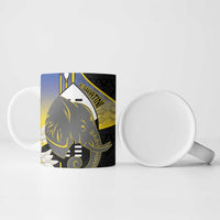 Eswatini Independence Day Ceramic Mug Swaziland Nguni Shield African Pattern - Wonder Print Shop