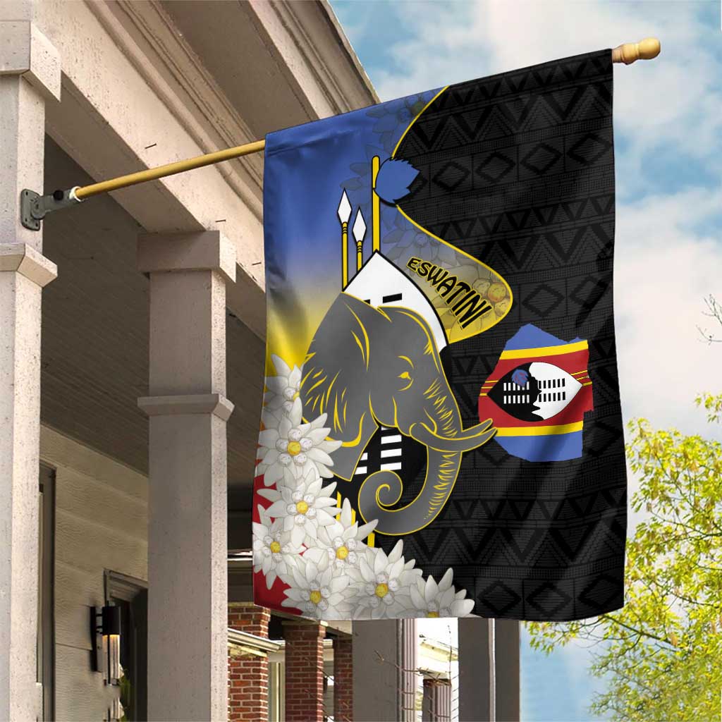 Eswatini Independence Day Garden Flag Swaziland Nguni Shield African Pattern - Wonder Print Shop