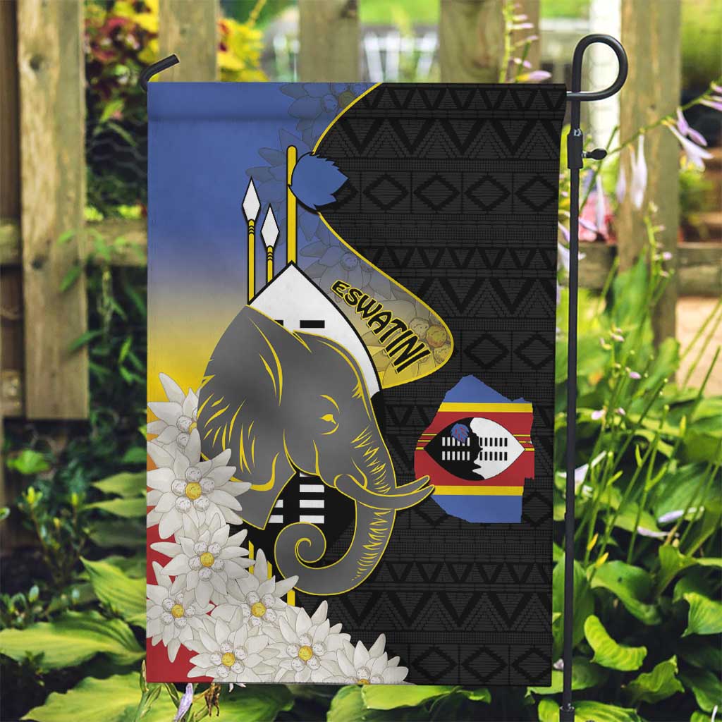 Eswatini Independence Day Garden Flag Swaziland Nguni Shield African Pattern - Wonder Print Shop