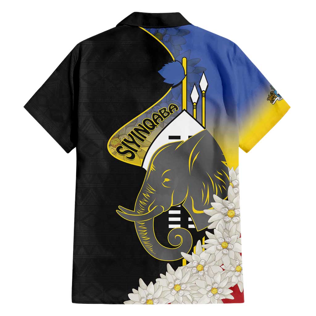 Eswatini Independence Day Hawaiian Shirt Swaziland Nguni Shield African Pattern - Wonder Print Shop