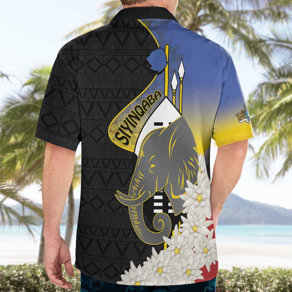 Eswatini Independence Day Hawaiian Shirt Swaziland Nguni Shield African Pattern - Wonder Print Shop