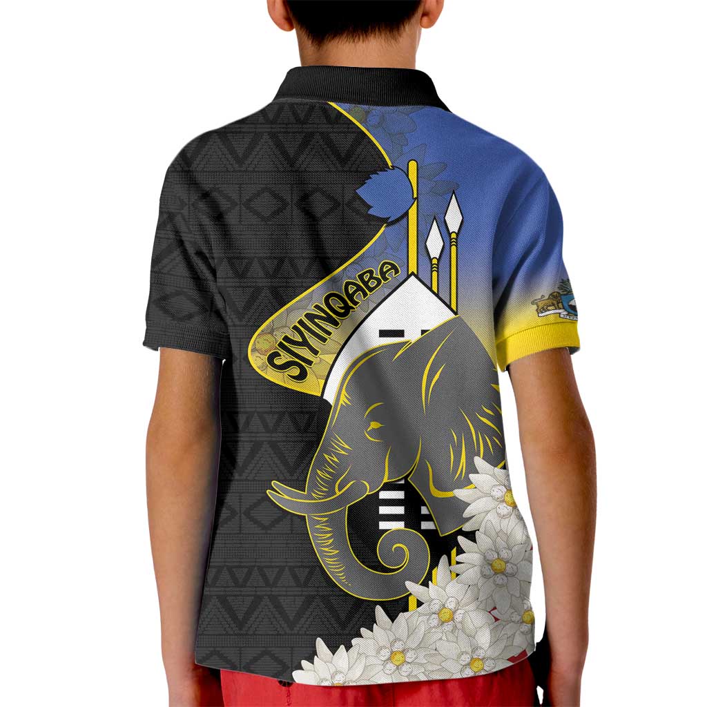 Eswatini Independence Day Kid Polo Shirt Swaziland Nguni Shield African Pattern - Wonder Print Shop