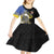 Eswatini Independence Day Kid Short Sleeve Dress Swaziland Nguni Shield African Pattern - Wonder Print Shop