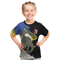 Eswatini Independence Day Kid T Shirt Swaziland Nguni Shield African Pattern - Wonder Print Shop