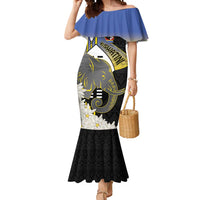 Eswatini Independence Day Mermaid Dress Swaziland Nguni Shield African Pattern - Wonder Print Shop