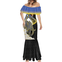 Eswatini Independence Day Mermaid Dress Swaziland Nguni Shield African Pattern - Wonder Print Shop