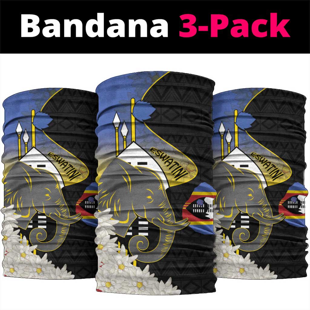 Eswatini Independence Day Neck Gaiter Swaziland Nguni Shield African Pattern - Wonder Print Shop