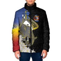 Eswatini Independence Day Padded Jacket Swaziland Nguni Shield African Pattern - Wonder Print Shop