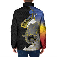 Eswatini Independence Day Padded Jacket Swaziland Nguni Shield African Pattern - Wonder Print Shop