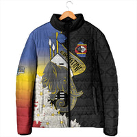 Eswatini Independence Day Padded Jacket Swaziland Nguni Shield African Pattern - Wonder Print Shop