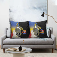 Eswatini Independence Day Pillow Cover Swaziland Nguni Shield African Pattern - Wonder Print Shop
