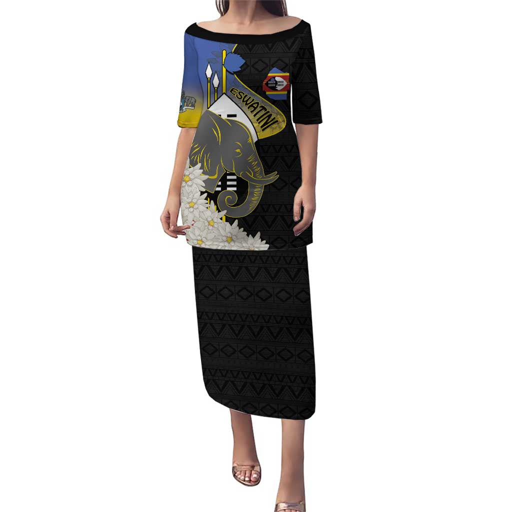 Eswatini Independence Day Puletasi Swaziland Nguni Shield African Pattern - Wonder Print Shop