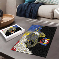 Eswatini Independence Day Puzzle Swaziland Nguni Shield African Pattern - Wonder Print Shop