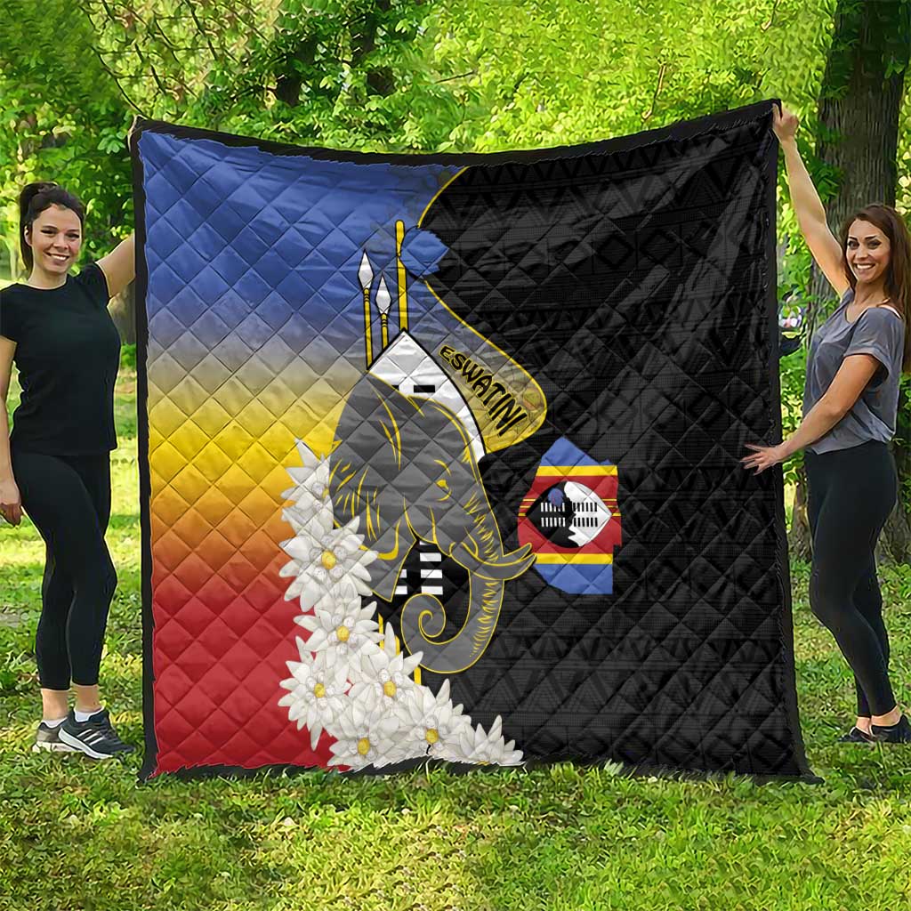 Eswatini Independence Day Quilt Swaziland Nguni Shield African Pattern - Wonder Print Shop