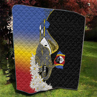 Eswatini Independence Day Quilt Swaziland Nguni Shield African Pattern - Wonder Print Shop