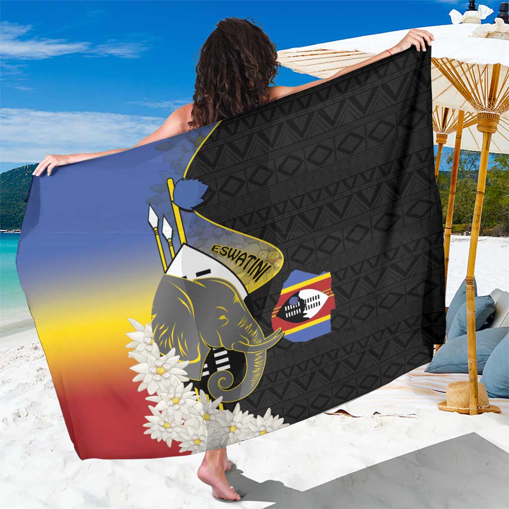 Eswatini Independence Day Sarong Swaziland Nguni Shield African Pattern - Wonder Print Shop