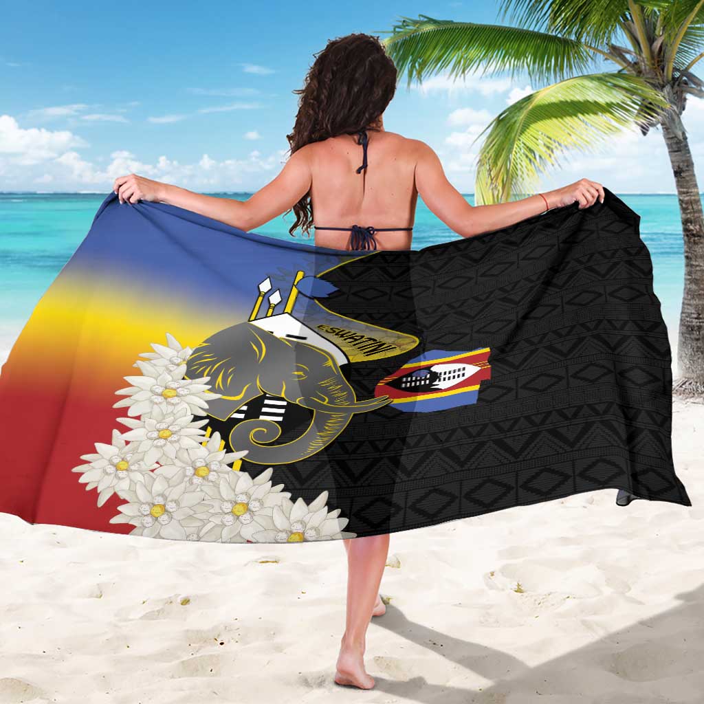 Eswatini Independence Day Sarong Swaziland Nguni Shield African Pattern - Wonder Print Shop