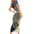 Eswatini Independence Day Short Sleeve Bodycon Dress Swaziland Nguni Shield African Pattern - Wonder Print Shop