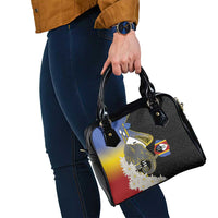 Eswatini Independence Day Shoulder Handbag Swaziland Nguni Shield African Pattern - Wonder Print Shop