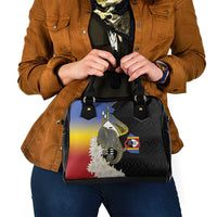 Eswatini Independence Day Shoulder Handbag Swaziland Nguni Shield African Pattern - Wonder Print Shop