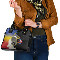 Eswatini Independence Day Shoulder Handbag Swaziland Nguni Shield African Pattern - Wonder Print Shop