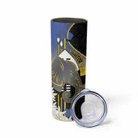 Eswatini Independence Day Skinny Tumbler Swaziland Nguni Shield African Pattern - Wonder Print Shop