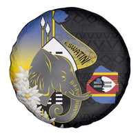 Eswatini Independence Day Spare Tire Cover Swaziland Nguni Shield African Pattern - Wonder Print Shop