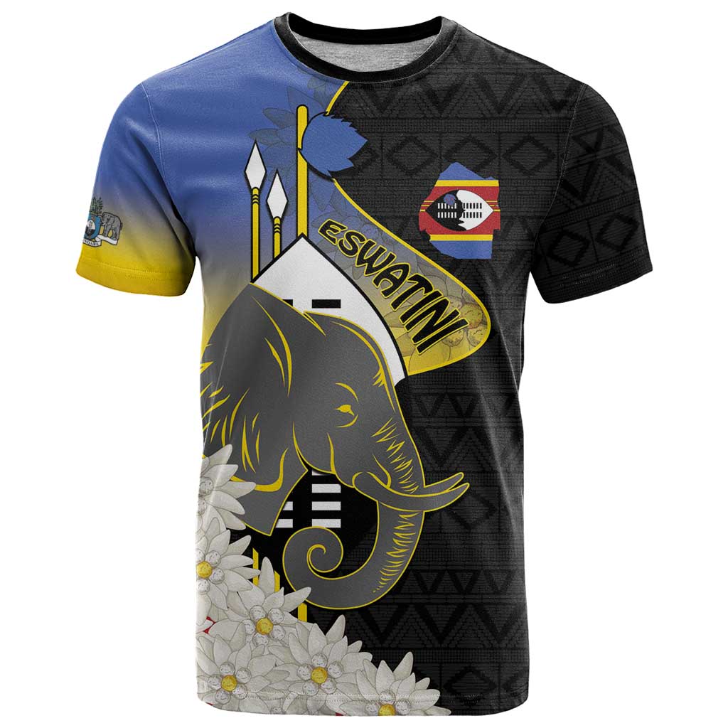 Eswatini Independence Day T Shirt Swaziland Nguni Shield African Pattern - Wonder Print Shop