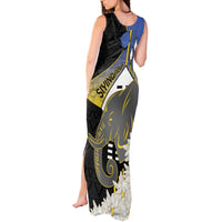 Eswatini Independence Day Tank Maxi Dress Swaziland Nguni Shield African Pattern - Wonder Print Shop