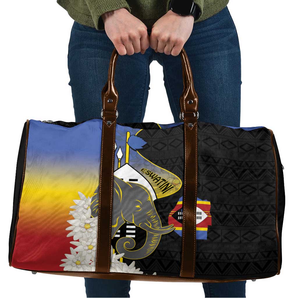 Eswatini Independence Day Travel Bag Swaziland Nguni Shield African Pattern - Wonder Print Shop