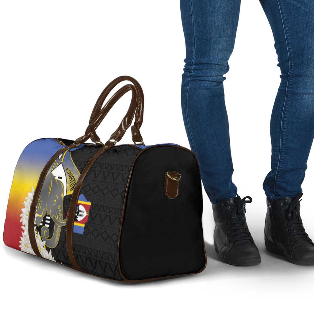 Eswatini Independence Day Travel Bag Swaziland Nguni Shield African Pattern - Wonder Print Shop