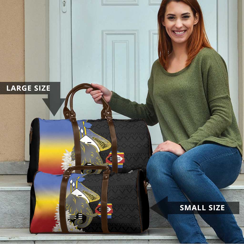 Eswatini Independence Day Travel Bag Swaziland Nguni Shield African Pattern - Wonder Print Shop