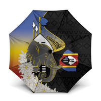 Eswatini Independence Day Umbrella Swaziland Nguni Shield African Pattern - Wonder Print Shop