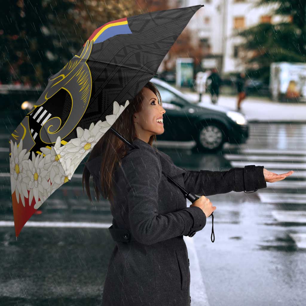 Eswatini Independence Day Umbrella Swaziland Nguni Shield African Pattern - Wonder Print Shop