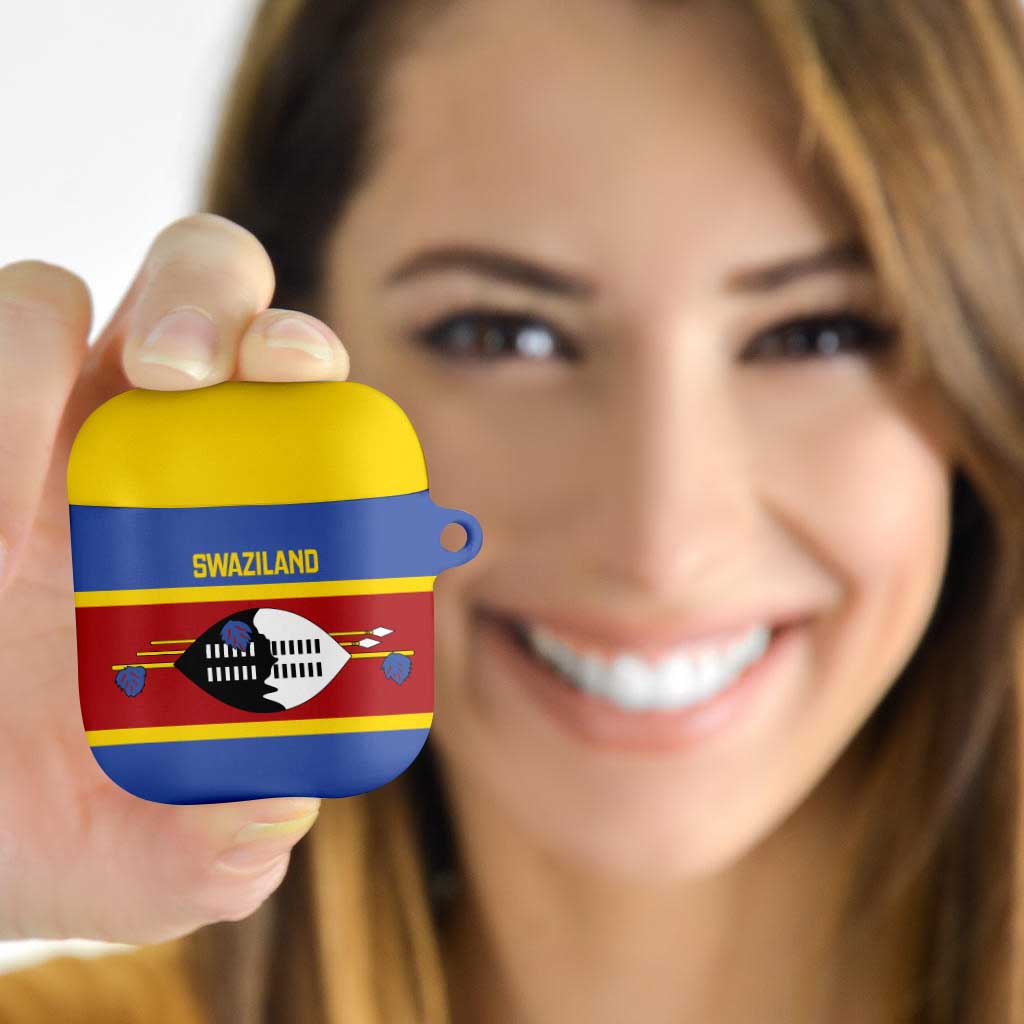 Swaziland AirPods Case Siyinqaba Eswatini Flag Style - Wonder Print Shop