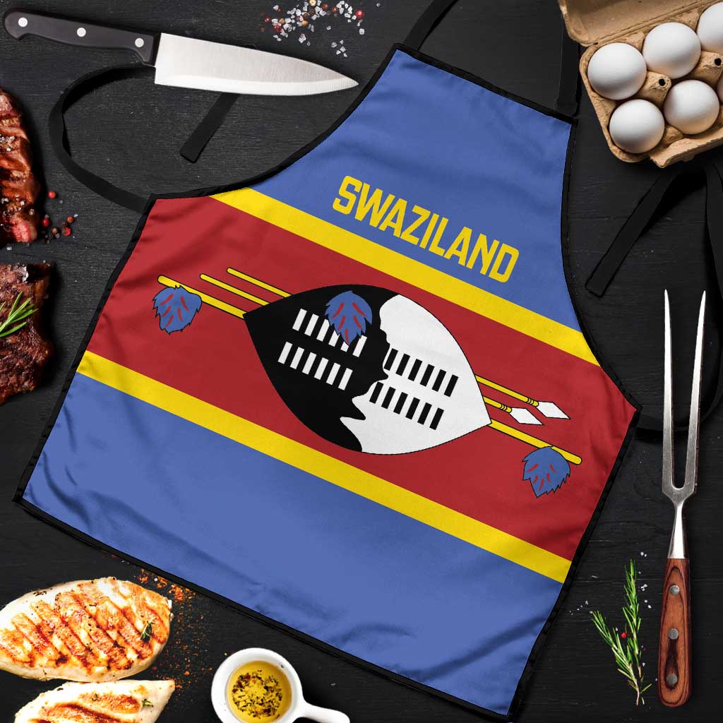 Swaziland Apron Siyinqaba Eswatini Flag Style - Wonder Print Shop