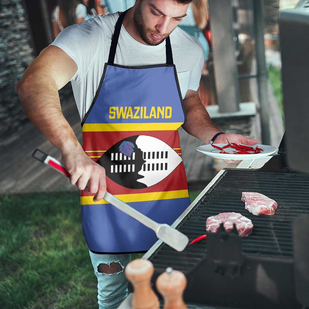Swaziland Apron Siyinqaba Eswatini Flag Style - Wonder Print Shop