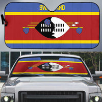 Swaziland Auto Sun Shade Siyinqaba Eswatini Flag Style - Wonder Print Shop
