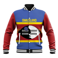 Swaziland Baseball Jacket Siyinqaba Eswatini Flag Style - Wonder Print Shop